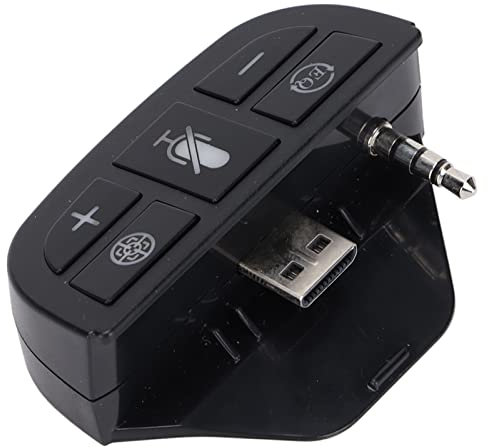 Sorandy Wireless Game Controller Headset Adapter, Stereo Kopfhörer Konverter für Controller, mit Spielsteuerung und Stereo Synchronisation, Audio Mikrofon Kopfhörer Adapter Konverter