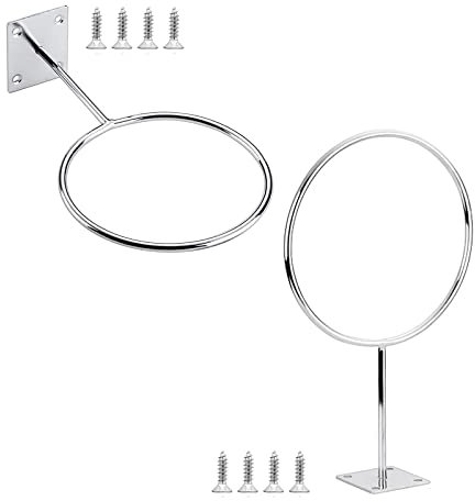 YOUDALIS 2 Stücke Wandhalterung Ball Rack, Wandhalterung Ball Storage Mit Schrauben, Ballhalter Wand, Montiert Ball Wandhalterung für Basketball Fußball Volleyball Display