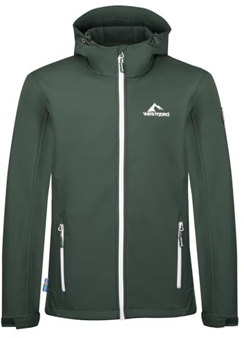 Westfjord Men's Eldfjall Jacket | Wasserabweisend|Winddicht und warm|Anpassbare Kapuze und Ärmelbündchen