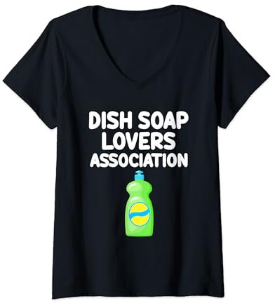 Lessive pour évier et lave-vaisselle T-Shirt avec Col en V