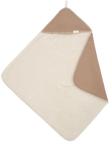 Koeka Baby Einschlagdecke - Für Babyschale - Für Wippe - Für Kinderwagen - Ideal Für Unterwegs - Mit Teddyfütter - Oslo - Waffelstoff Aus Baumwolle - Atmungsaktiv - Abwaschbar -