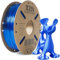 XZN PLA Filament 1.75mm Seide PLA 3D Drucker Filament,Maßgenauigkeit +/- 0,03 mm, Silk PLA 1KG Spule,Silky Royal blue