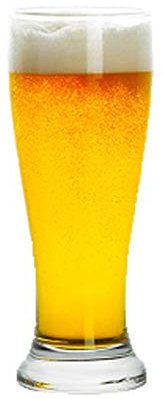 UNbit Biergläser, klassische Biergläser, 5er-Set, großes Fassungsvermögen, Glas-Bierkrug, 430 ml, moderne Glaskrüge, leicht zu reinigen, handwerkliche Bierbecher for Bar, Pub