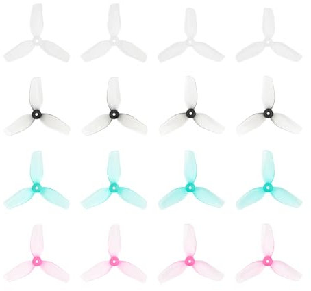 BETAFPV 16pcs HQ 31mm Ultralight 3-Blade Propellers with 1.0mm Shaft Hole Compatible for 0702SE 23000KV Brushless Motor, FPV Racing Drone like Air65 Brushless Drone Metor65 Brushless Quadcopter