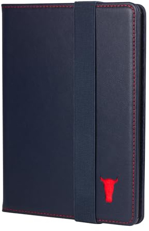 TORRO Case Compatible with Kindle Colorsoft Signature Edition and Kindle Paperwhite 2024 (7) – Premium Leather Case (Navy)