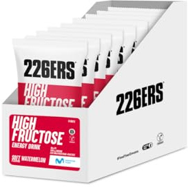 226ERS High Fructose Energy Drink, Getränkepulver, Wassermelone 9 x 90g | 87 g Kohlenhydrate und 500 mg Natrium, Maltodextrin und Fruktose im Verhältnis 10:8, glutenfrei, laktosefrei, vegan