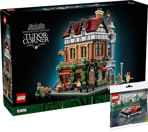 Lego Tudor Corner Lego 10350 - Casetta angolare in stile Tudor, esclusiva