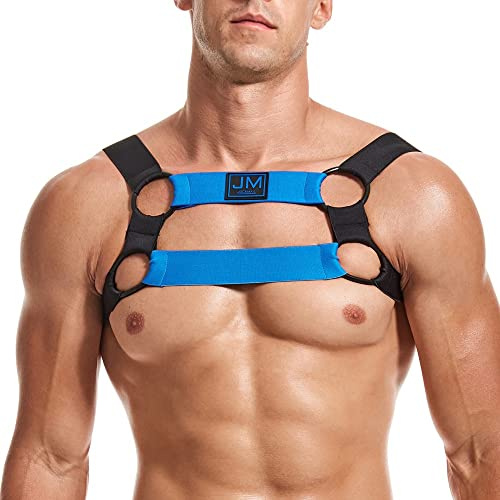 JOCKMAIL Herren Brust Harness Harness Herren Fitness Geschirr Sport Schultergurt männer Elastische Schulter Muskel Bänder