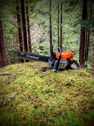 Holzfforma Petrol Chainsaw, G372XP, 71cc, 20-Inch Bar and Chain, Compatible with Husqvarna 372XP