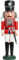 Seiffener Volkskunst Erzgebirge Nussknacker Husar 50 cm (rot)