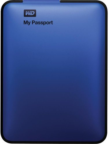 Western Digital 2TB My Passport External Hard Drive (2000 GB, 3.0 (3.1 Gen 1), Blue)