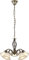 Zeitlose Luster altmessing Glas satiniert, Rand in altmessing bemalt Globo 60208-5