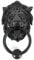 Von Anvil 33018 Löwenkopf Türklopfer – Schwarz