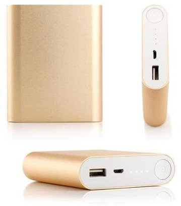 Star Electronic® PB50 Gold Power Bank Powerbank Battery Charger for Android Smartphone iPhone Samsung Sony LG HTC Huwaei etc GPS MP3/4/5 10400 mAh Gold Colour