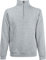 Fruit of the loom Herren Zip Neck Sweat Sweatshirt, Grau (Heather Grey 123), X-Large