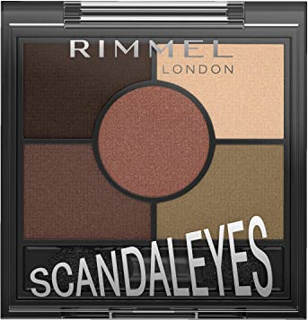 Rimmel London Scandaleyes 5 Pan Palette Eyeshadow - 002 Brixton Brown