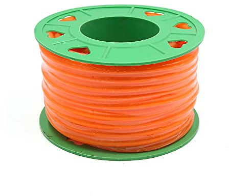 sourcingmap 15M Motorcycle Silicone Fuel Petrol Oil Pipe Tube Hose Line Orange