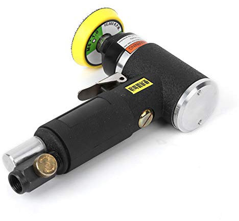 Lucidatrice pneumatica,Mini Smerigliatrice angolare 90°,Levigatrice Aria Orbitale Casuale 90 Gradi,leggera Levigatrice,Levigatrice rotorbitale,2500 Rpm,levigatrice a cera per levigatura ad aria
