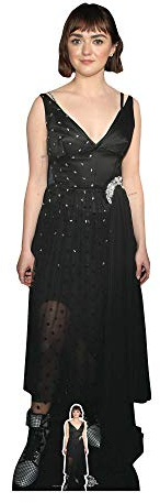 Star Cutouts CS865 Maisie Williams Lifesize Cardboard Cutout with Mini – TV Fan Display, Party Decoration & Collector Gift