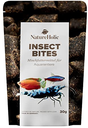 NatureHolic - Insect Bites I für erhöhtem Proteinbedarf I gezielte Nahrungsergänzung I schonend hergestellt I Made in Germany I 30g