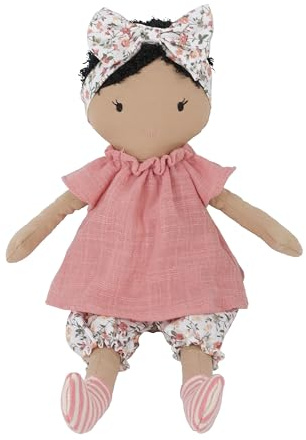 MON AMI My First Doll Poppy 15-Inch Plush Doll for Girls | Soft Cuddly Companion | Perfect Playtime Friend for Toddlers & Preschool Kids | Charming Nursery Décor | Adorable Plush Gift