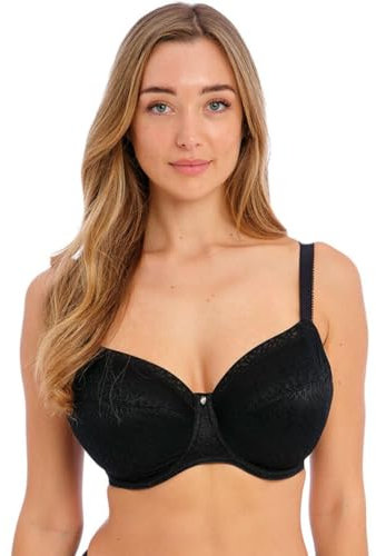 FANTASIE Envisage Full Cup Side Support Bra Black Black 34H
