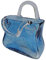 Handtasche Blumenvase, Multifunktionale Klarglasvase Vase In Taschenform Taschen Vase, FüR Heimdekoration Dekoration,Style2-Blue