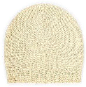 NEO B - CASHMERE | Mütze | Schlauchgestrickt | 100% Kaschmir | Unisex | Hergestellt in Italien (Creme)