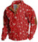 KONG JIMFAN Sweatjacke Herren Mit Kapuze Y2k Hoodie 2023 Pullover Bedrucken Sweatshirt Sweatjacke Herren Hoodie Oversized Y2k Waffle Pullover Herren Kapuzenpullover(5-Vermilion,S)