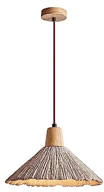 MODEBHD Nordic Micro Cement Pendant Lamp Decor Drop Lighting Fitting Solid Wood Lamp Head Chandelier Living Room Light Fixture Dining Hall Hanging Lamp Bedroom Coffee Shop Suspension Lamps Spotlight