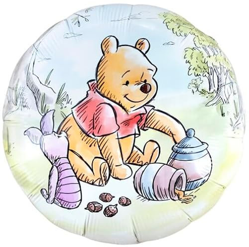 Ballonim® Winnie Pooh Rund 46 cm Folienballon Party DekorationGeburtstag