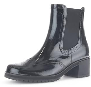 Gabor Damen Chelsea Boots, Frauen Stiefeletten,Best Fitting,Stiefel,Booties,halbstiefel,Kurzstiefel,uebergangsschuhe,schwarz,41 EU / 7.5 UK