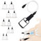 BDSMYOU 10er Nippelsauger Brustwarzen BDSMs Spielzeug hart mit Brustpumpe Vakuumpumpe,Nippel Sauger Sexspielzeug Nippelklemmen Klitoris Sauger für Frauen,SM Sexspielzeug extreme Paare BDSM Set