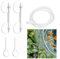 DIYBravo Aquarium Floating Plant Corral, Fish Feeding Ring Can Adjust Height With Water, Aquarium Floating Plant Barrier Suitable For Most Aquariums And Floating Plants (clear)