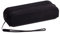 Enri, Astuccio scolastico in silicone, unisex, rettangolare, con maniglia, 19 x 5 x 7 cm, colore: nero
