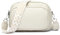 GUDIDBAG Umhängetaschen Damen Schultertaschen Damen Crossbody Bag Leder Breiter Gurt Handtasche Damen Abnehmbar Schultergurt Beige