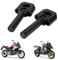 BIUGERCN Repose-pieds moto autoroute Adventure repose-pieds 22mm-32mm Crash Bar Rest pédale CNC universel pour R1250GS F850GS R1200GS Africa Twin CB500X Tenere 700 V-Strom 390-1290 Adventure ADV