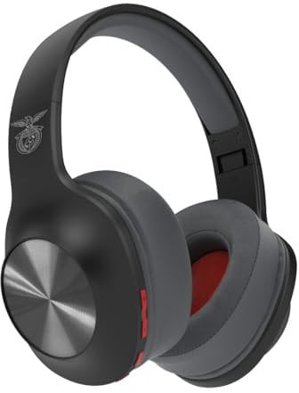 Benfica Hama Écouteurs sans Fil Calypso avec Bluetooth (Oreillettes Supra-Auriculaires avec 60 h de Musique, Casque avec Bandeau rembourré, Pliable, contrôle du Volume) Noir