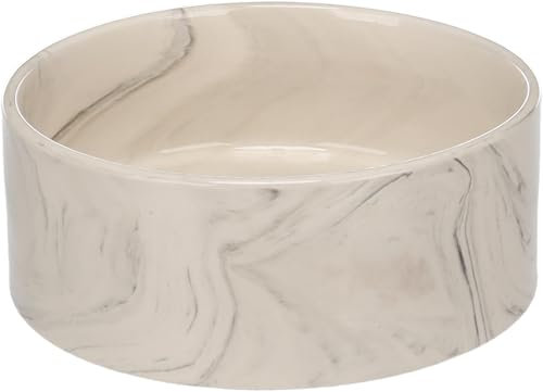 Flamingo Gamelle pour la nourriture et l'eau Baron Gris 750ml – Bol en Plastique Antidérapant | Pour Nourriture ou Eau – Facile à Nettoyer, Idéal pour votre chien !