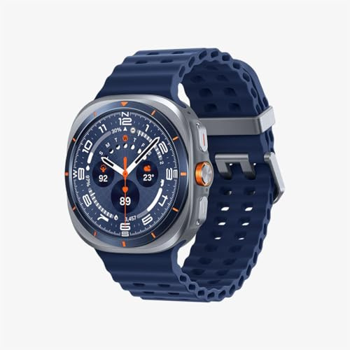 Samsung Galaxy Watch Ultra (2025) Titanium Blue,AI Smart Watch 47mm LTE (UK Version) (Renewed)