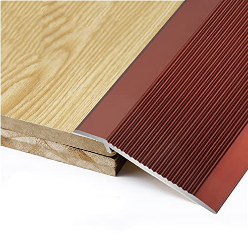 RLKHXBS Transition Strips for Laminate Flooring, Non Slip Sturdy Threshold Slope Tall 1cm, Extra Wide Reducer for Scooter Sweeping Robot