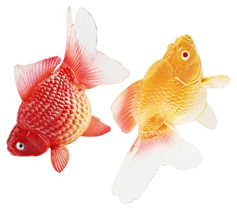 Abaodam Künstliches Fischmodell 2 Stück aus Kunststoff für Tischdeko