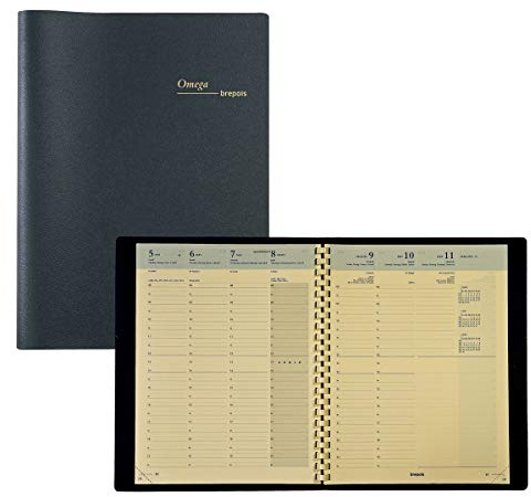 brepols Agenda semainier OMEGA 27 2018, 210 x 270 mm