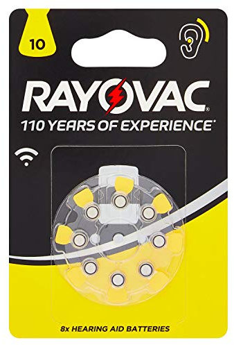 RAYOVAC Pile Auditive Za10 1.4V BL8