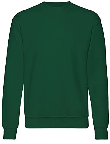 Fruit of the Loom 62-202-0 Sudadera, Hombre, Verde Botella, Small