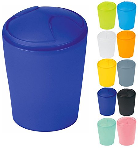 Spirella Papelera Basculante PP Move 2L Frosty Azul Marino
