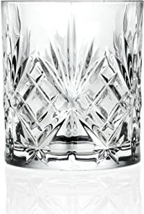 RCR Cristalleria Italiana Glas Set mit 6 Wassergläsern, Fassungsvermögen 31 cl