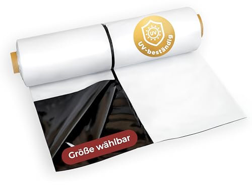 Jehaplast Silofolie schwarz/weiß 150 µm (6 m x 10 m)