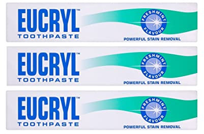 Eucryl Eucryl Freshmint Toothpowder, Pack of 3