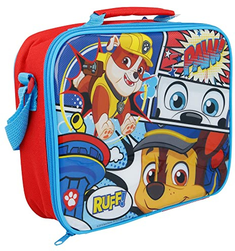 Stor Insulated Bag mit Riemen, rechteckige Isoliertasche mit PAW Pawpatrol Comic Jugend Unisex, einzigartig
